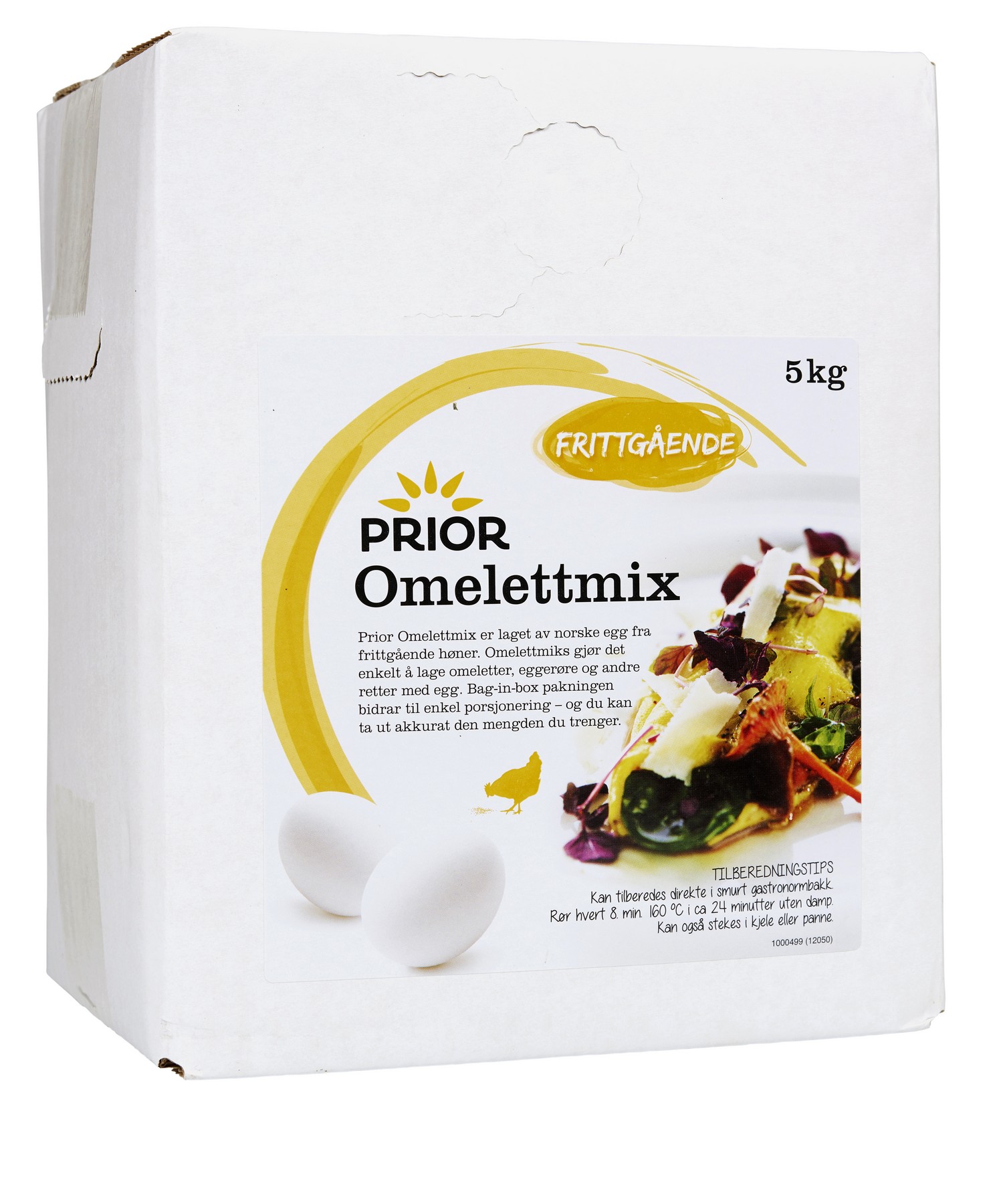 Omelettmix bib fra frittgående høner   5kg