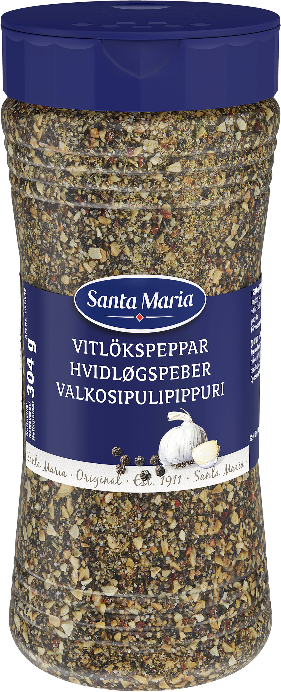 Hvitløkspepper 304g