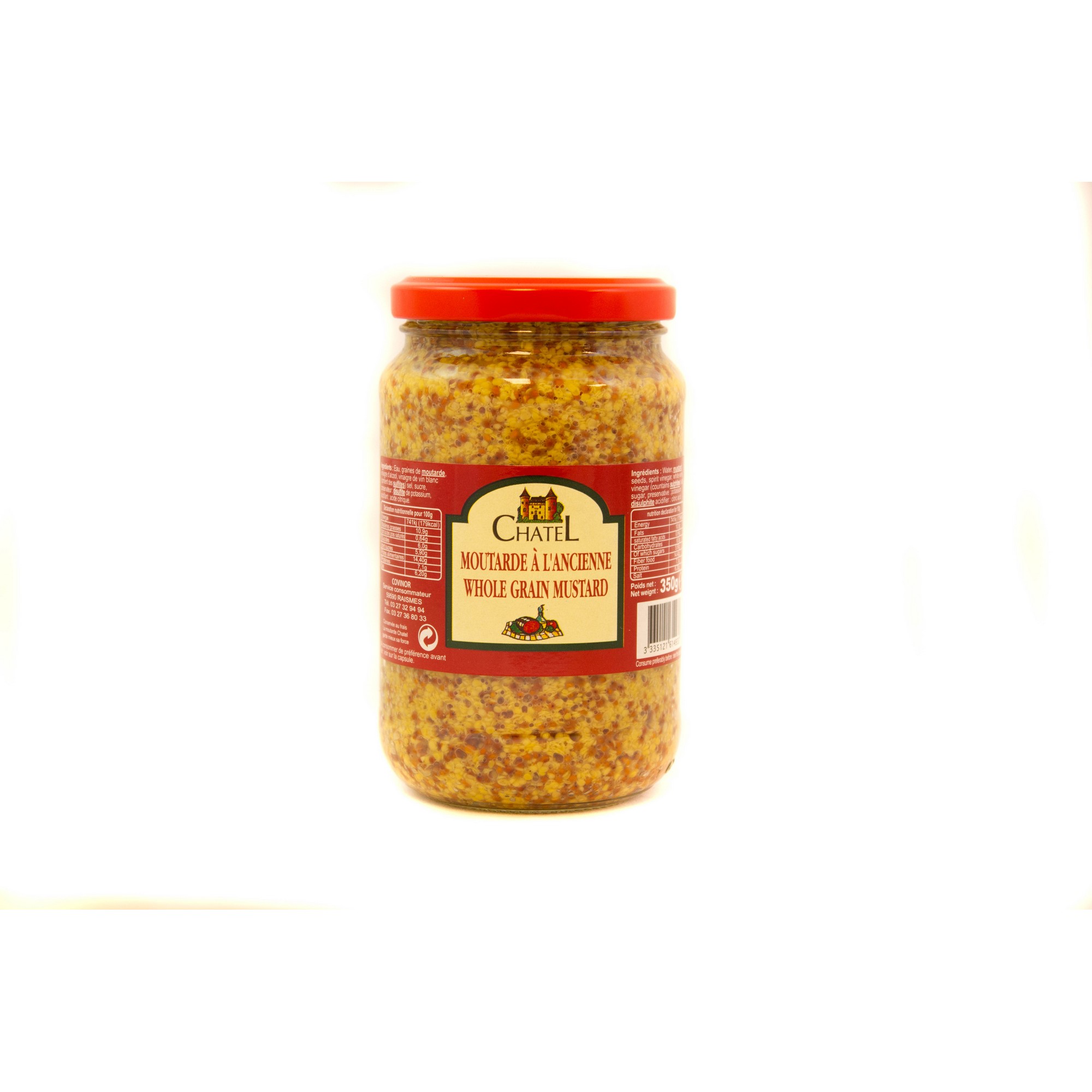 Dijon sennep grov   350g