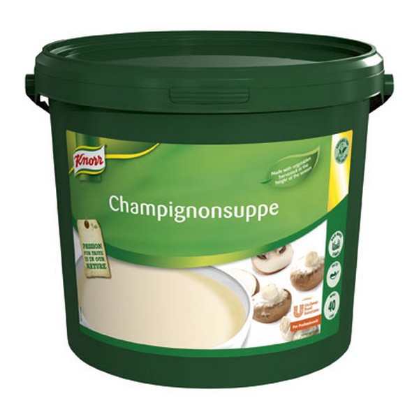 Champignonsuppe, pasta   40l   4kg