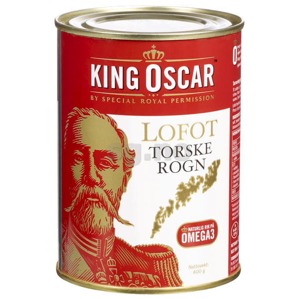 Torskerogn king oscar   *  400g