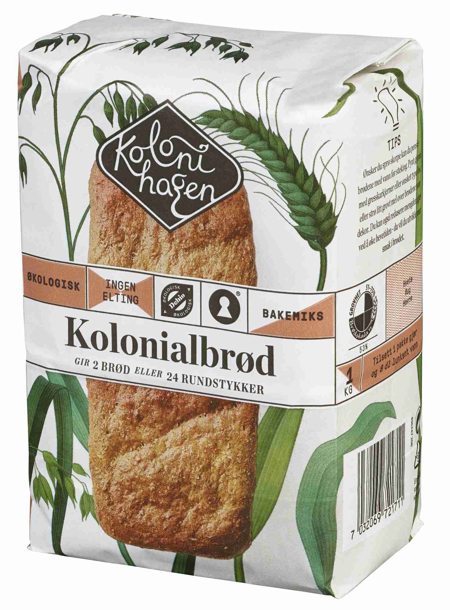 Brødmiks kolonial økol.   1kg