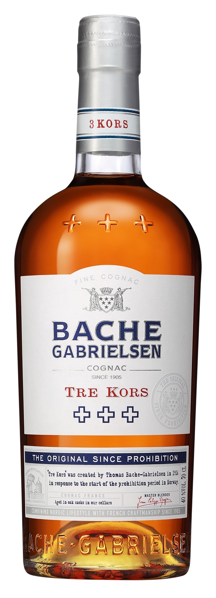 Bache-gabrielsen 3 kors  40%  70cl