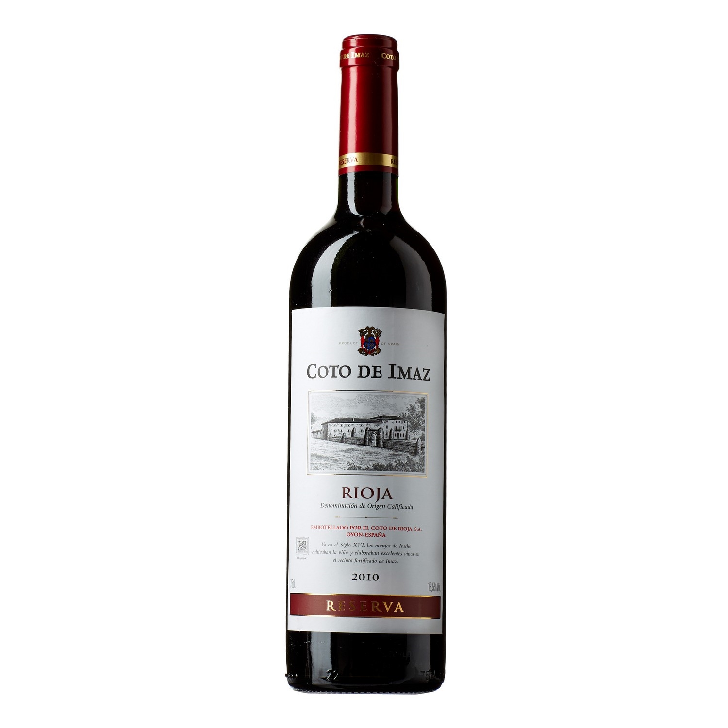 El coto de imaz reserva  13,5%  75cl