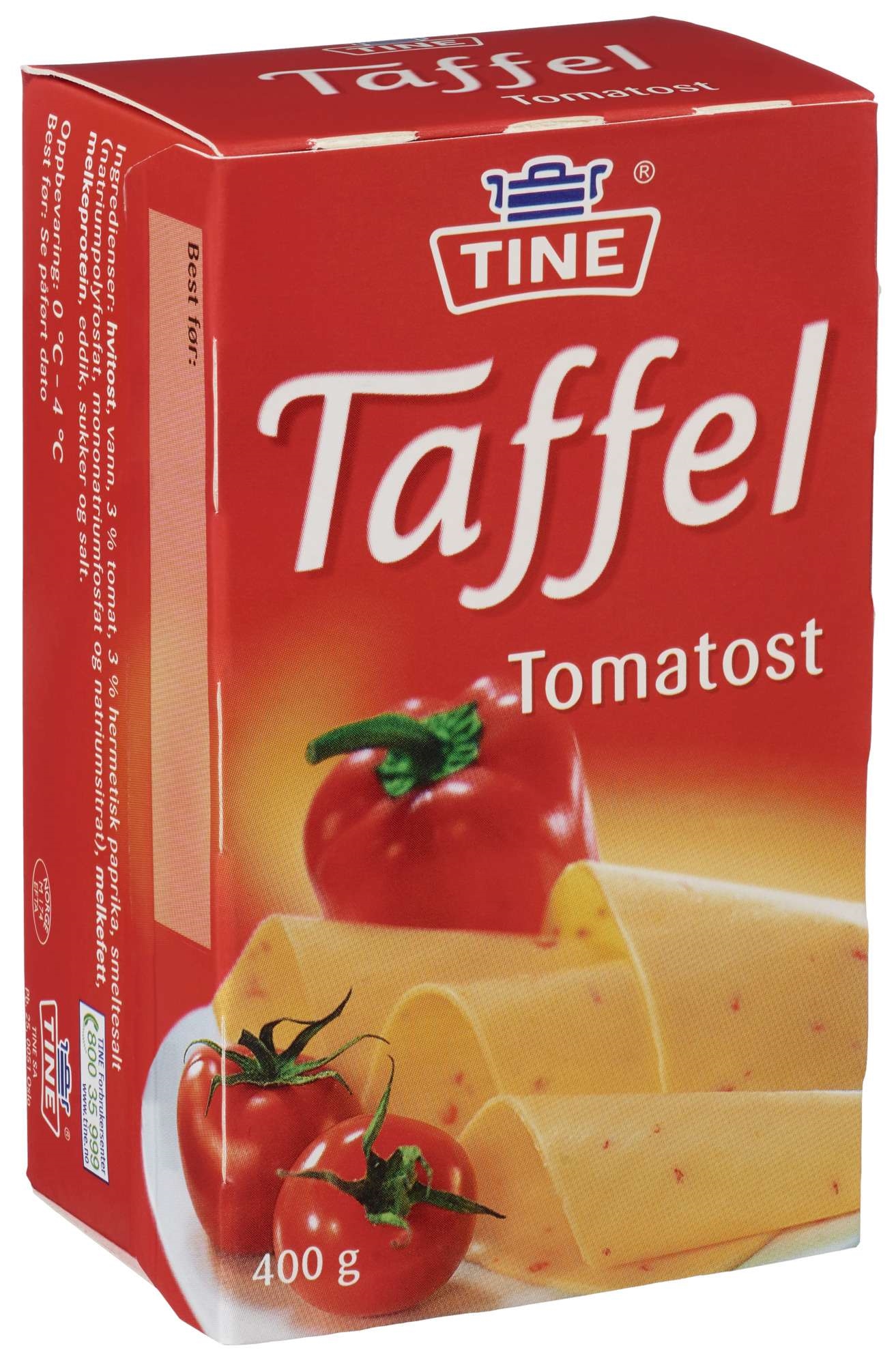 Taffel tomat pimiento   400g