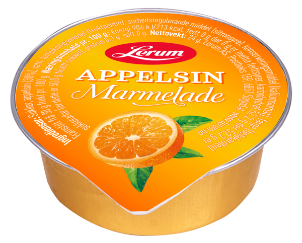 Appelsinmarmelade   100x24g