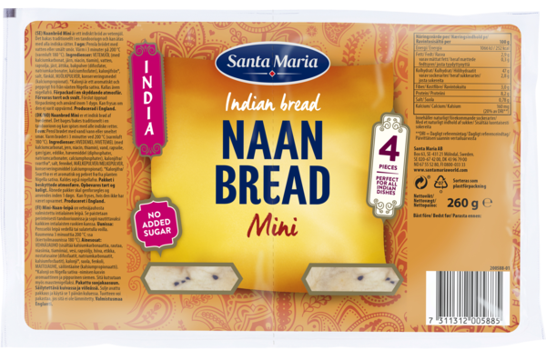 India naan bread mini   260g