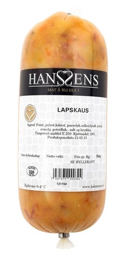 Lapskaus kokt, snabb 500g