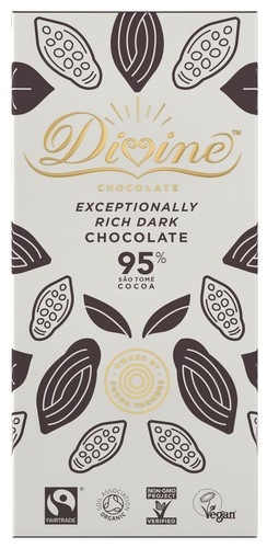 Dark chocolate 95%, økol.  80g