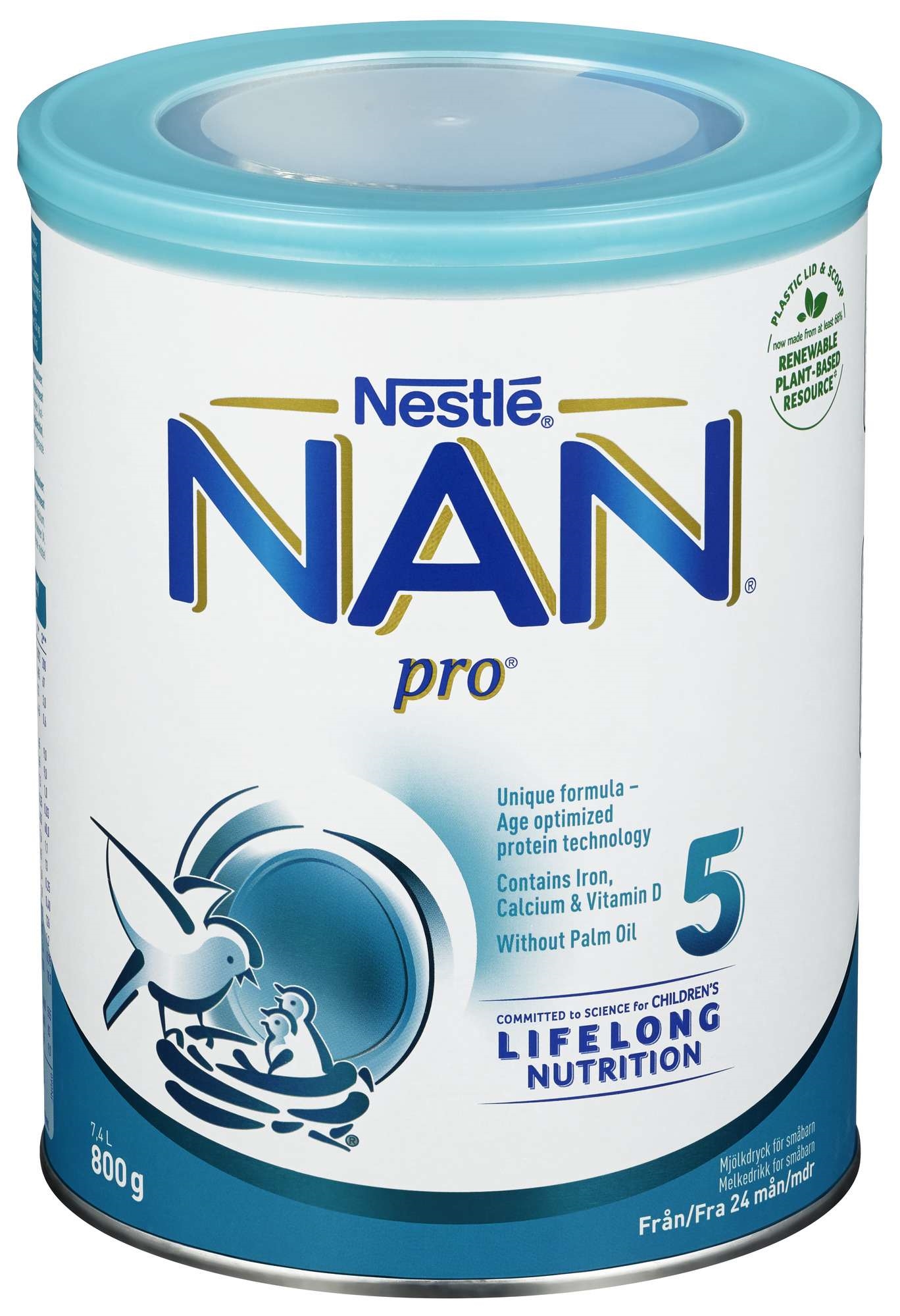 Nan pro 5 fra 24m  800g