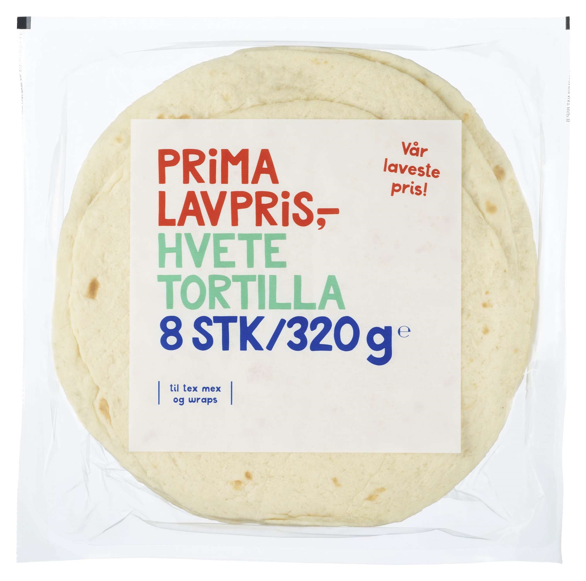 Tortillas hvete   8pk   320g