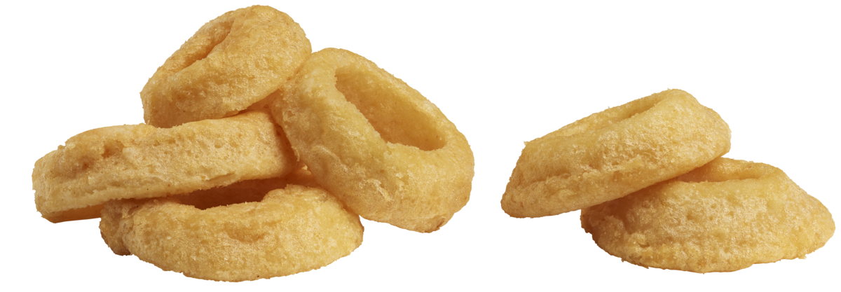 Beer battered thick onion rings  1kg