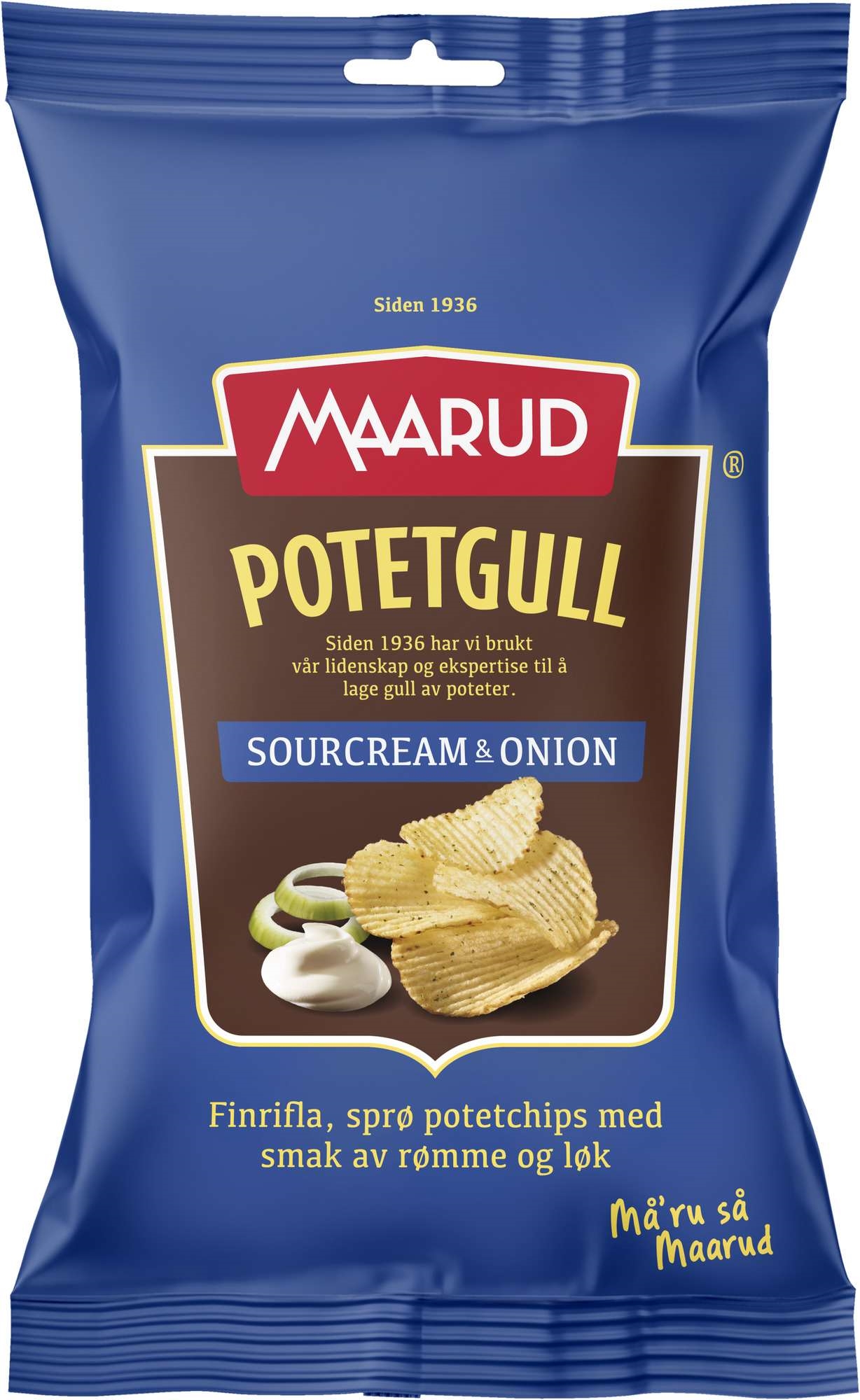 Potetgull s.cream&onion   40g