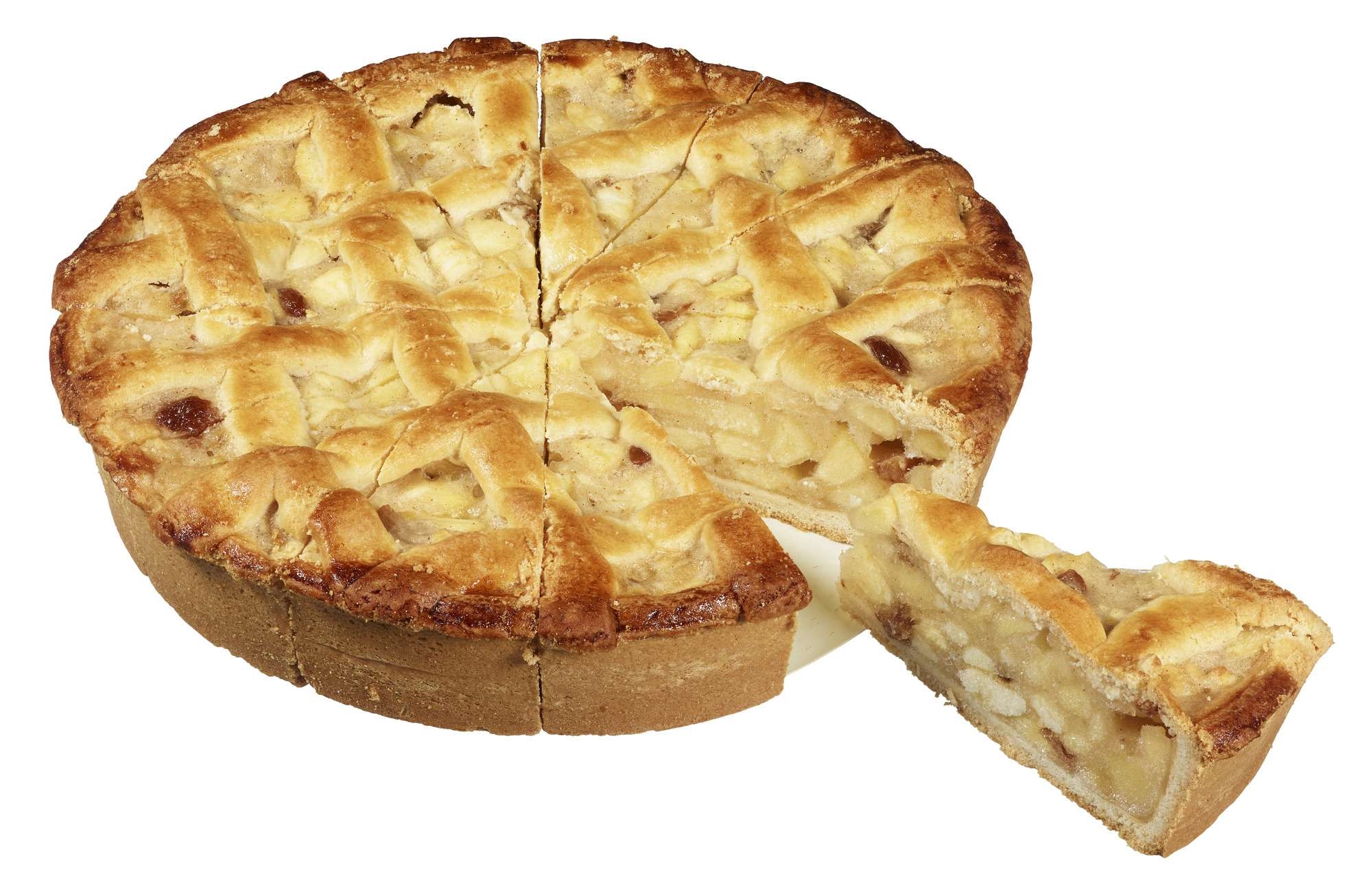 Eplekake m/mørdeigsgitter 12biter   2500g