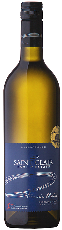 Saint clair vicars choice riesling  12%  75cl