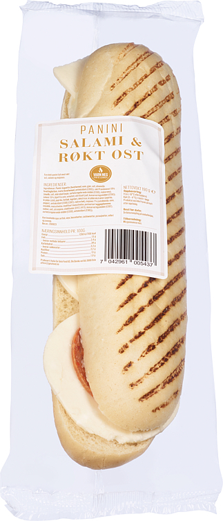 Panini salami & røkt ost  190g
