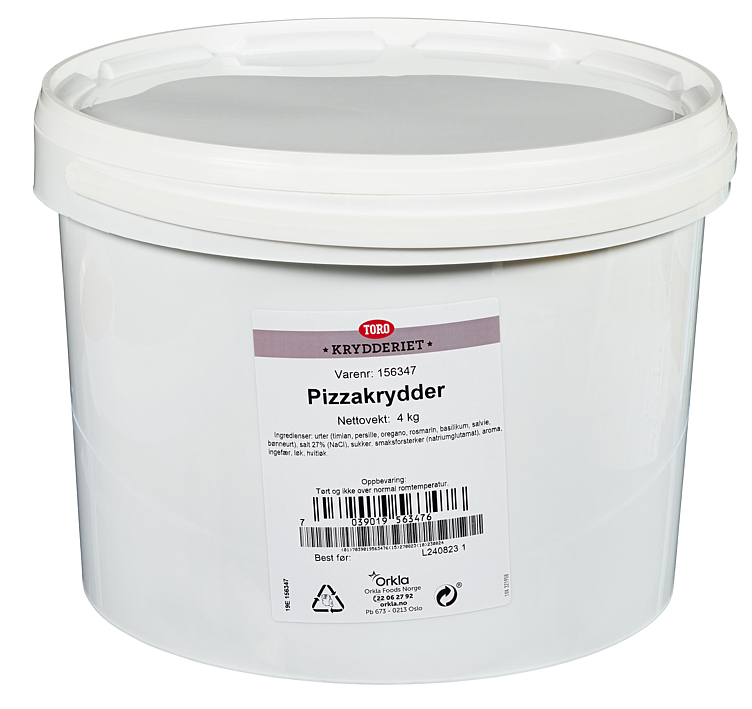 Pizzakrydder   4kg