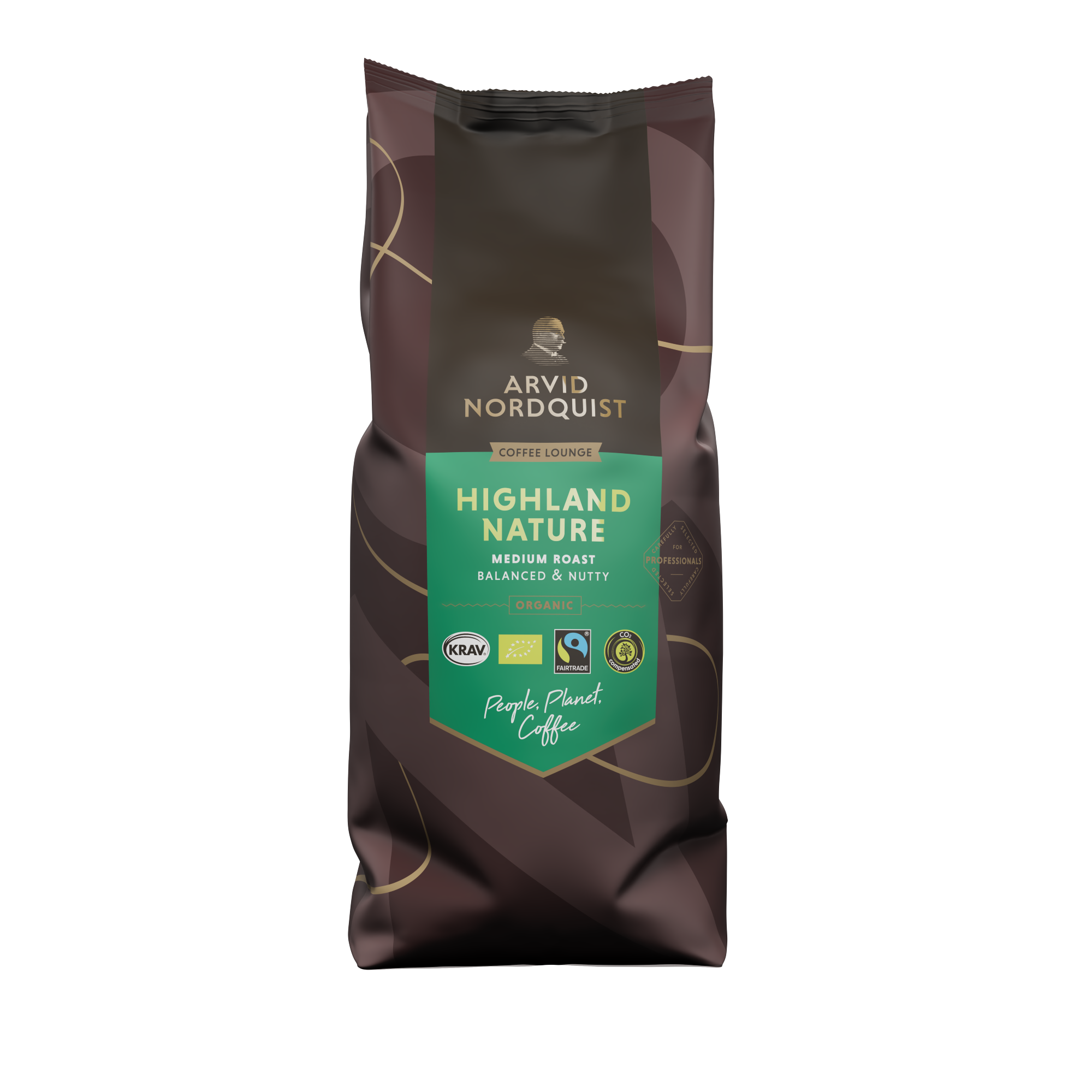 Kaffe highland nature filterm økol.&fairtrade   1kg