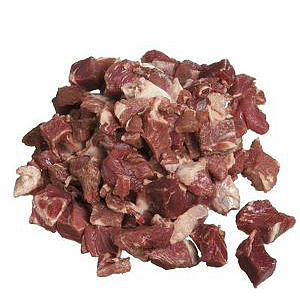 Fårekjøtt salt ternet ca2,5kg   kg