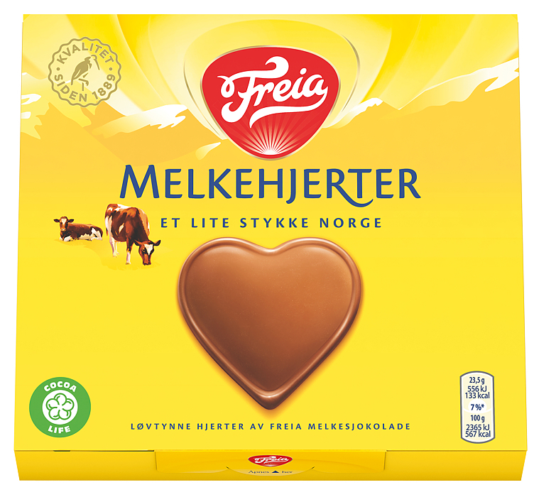 Melkehjerter            130g