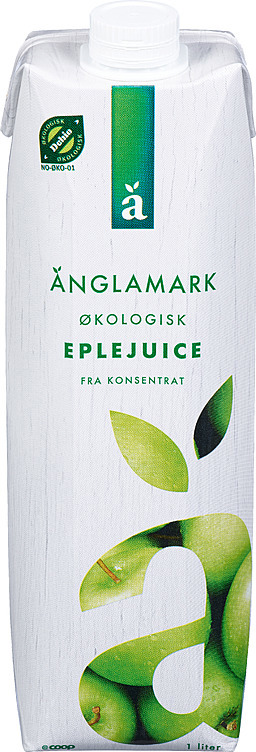 Eplejuice økol. änglemark 1l