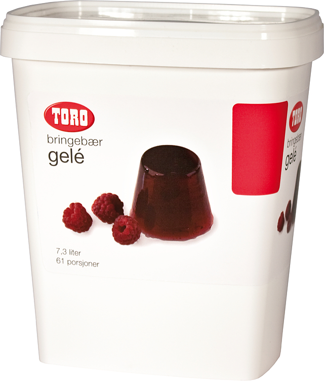Bringebærgele  7,3l     1,7kg