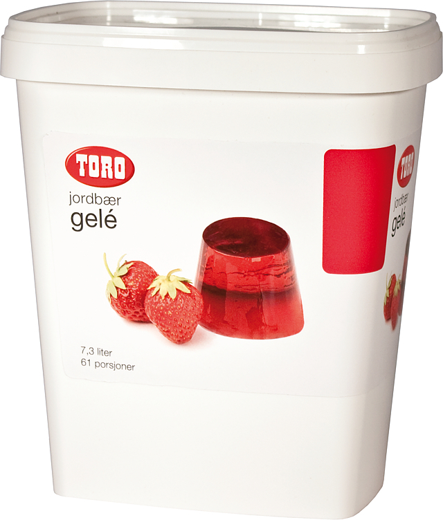 Jordbærgele 7,3l        1,7kg