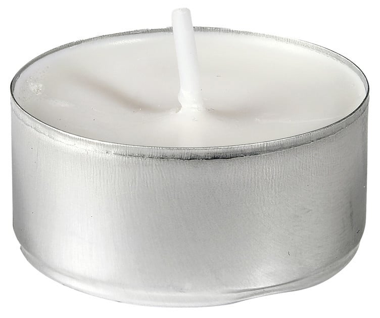 Telys 6 timers hvit     360stk