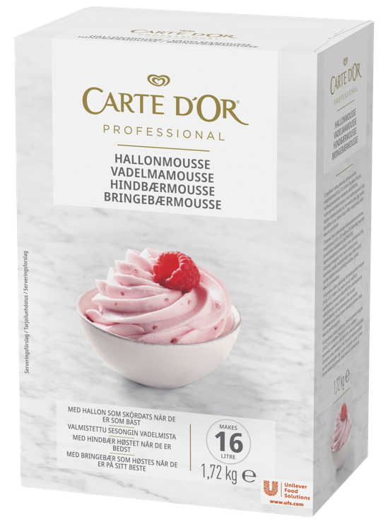 Bringebærmousse 16l         1,72kg