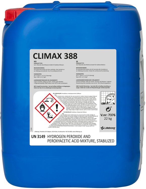 Climax su 388  kanne a 22kg