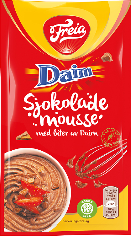 Sjokolademousse daim 100g