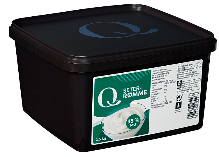 Q seterrømme    2,5kg