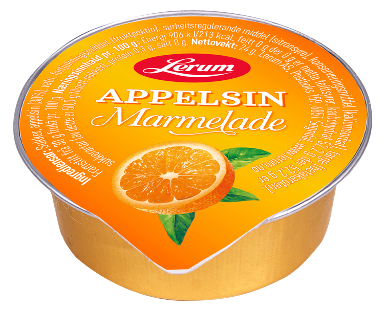 Appelsinmarmelade   100x24g