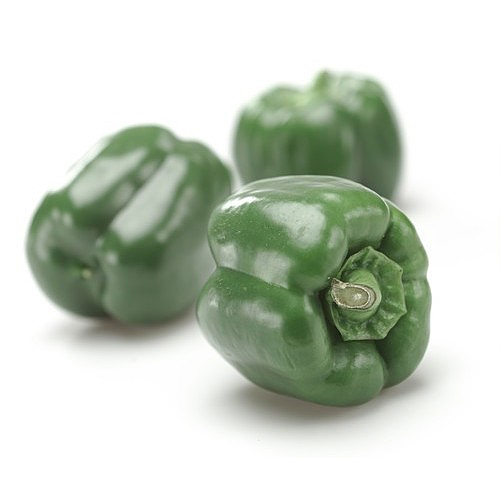 Paprika grønn m/film kg