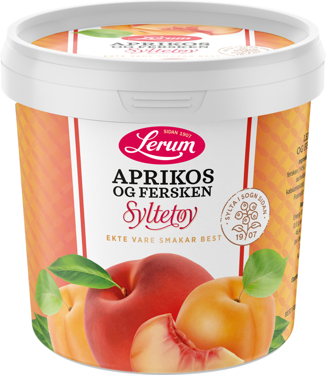 Aprikossyltetøy m/fersken   1kg