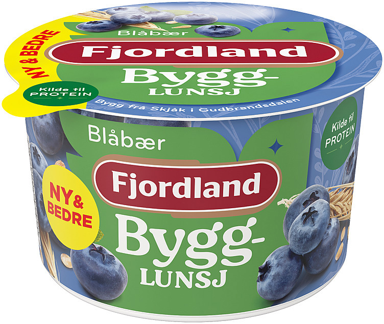 Byggrynslunsj m/blåbær      150g