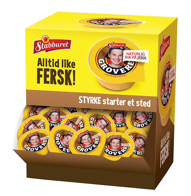 Leverpostei grovere kuvert   70x22g