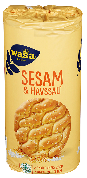 Wasa runda sesam&havsalt   290g