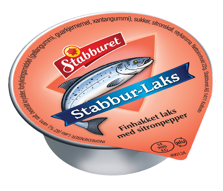 Laksepate  porsjon 22g  70x22g