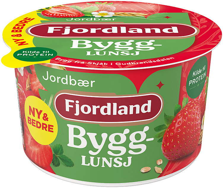 Byggrynslunsj m/jordbær     150g