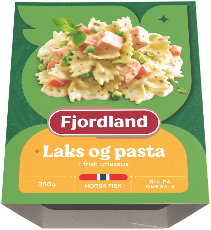 Laks & pasta skål   350g