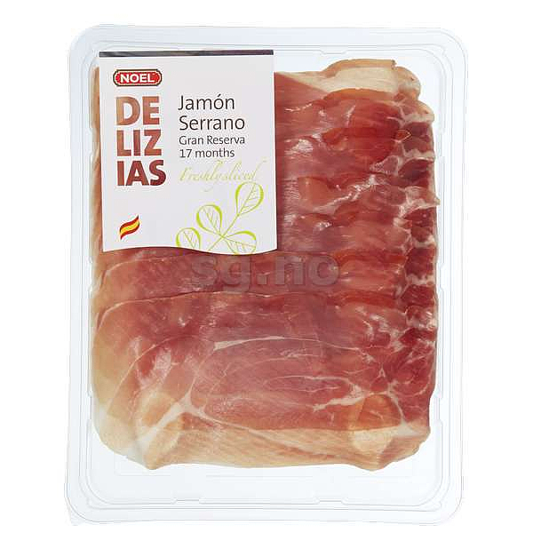 Serrano skinke skivet 17mnd   100g