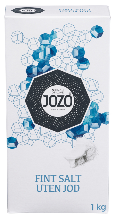 Jozo husholdningssalt u/jod 1kg