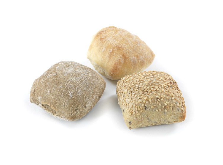 Mini ciabatta mix ferdigstekt   75x40g