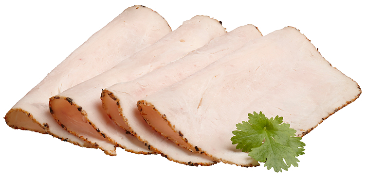 Pastrami av kalkun skivet  500g   kg