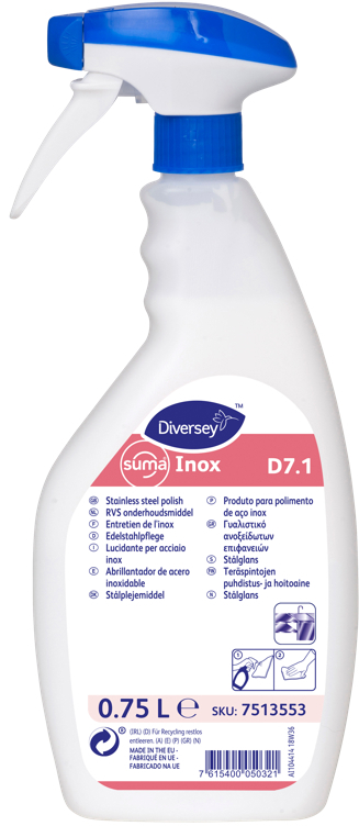 Suma inox d7.1  ne stålglans     0,75l