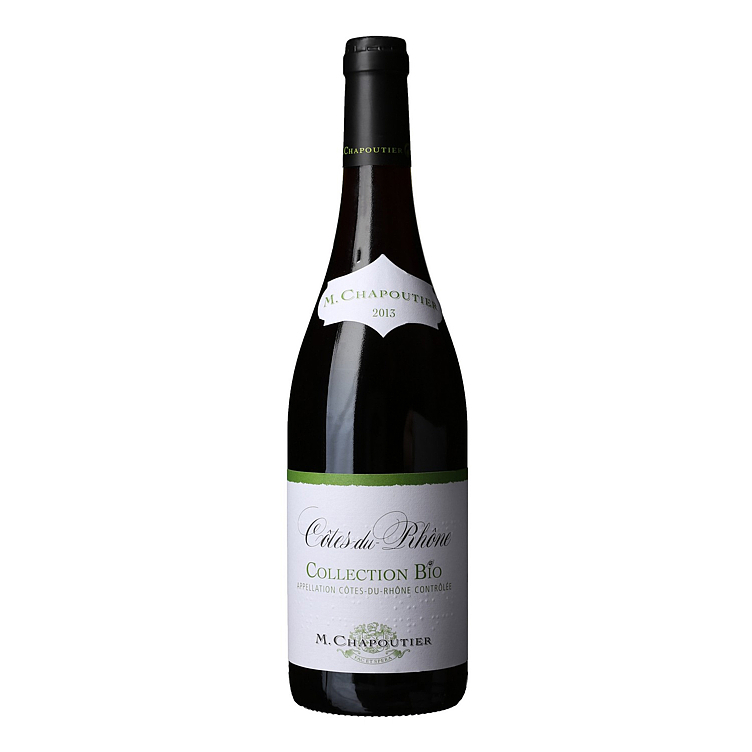 Audunatio chapoutier côtes du rhone bio   14,5%   75cl