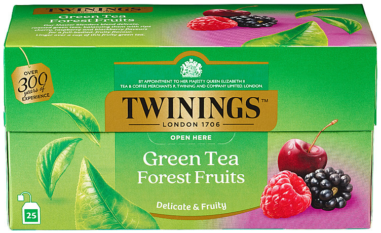 Grønn te skogsbær   25bg