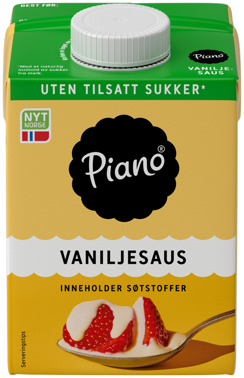 Piano vaniljesaus zero   0,5l