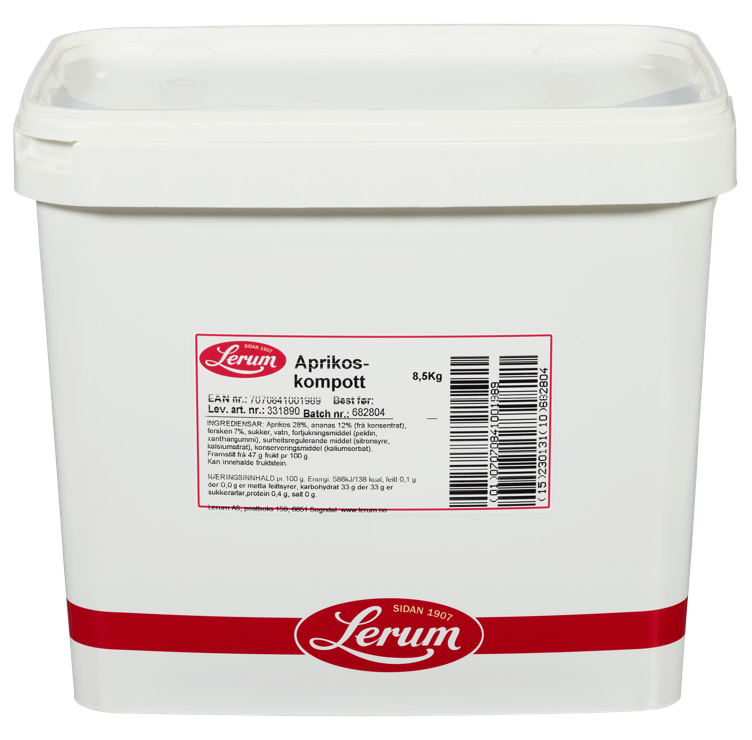 Aprikoskompott   8,5kg